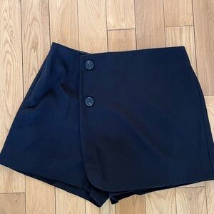 Lulus Black Wrap Skort size L